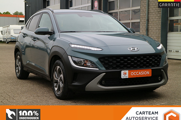 Hyundai Kona 1.6 GDI HEV Fashion | Automaat! | Navi | Carplay | Goed Onderhouden! |
