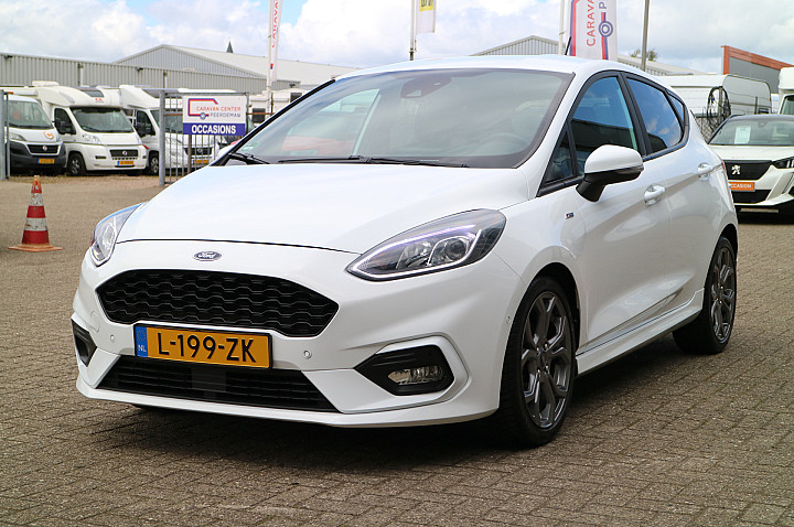 Ford Fiesta 1.0 EcoBoost Hybrid ST-Line | Carplay | LED | Goed Onderhouden! |